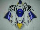 Erschwingliche Honda CBR1000RR Motorrad Verkleidung 2004-2005 - Weiss Blau Gelb Rothmans