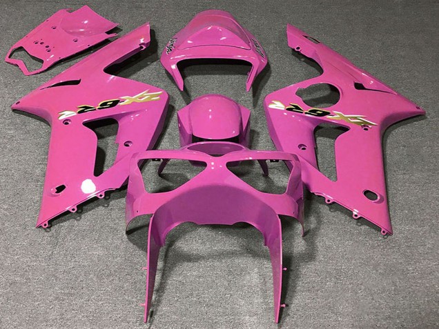 Erschwingliche Kawasaki ZX6R Motorrad Verkleidung 2003-2004 - Rosa