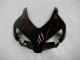 Erschwingliche Honda CBR1000RR Motorrad Verkleidung 2004-2005 - Glanzendes Schwarz Rot Flamme