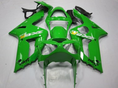 Erschwingliche Kawasaki ZX6R Motorrad Verkleidung 2003-2004 - Grun OEM Stil