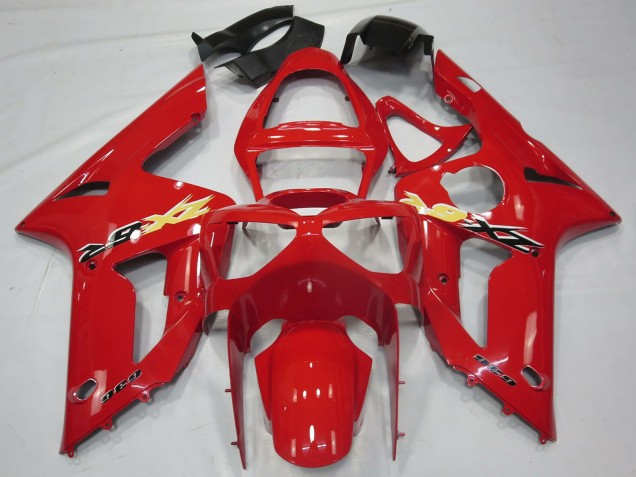 Erschwingliche Kawasaki ZX6R Motorrad Verkleidung 2003-2004 - Rot