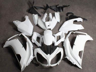 Erschwingliche Kawasaki Ninja 650R Motorrad Verkleidung 2009-2011 - Weiss