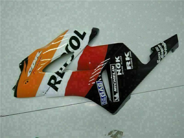 Erschwingliche Honda CBR1000RR Motorrad Verkleidung 2004-2005 - Orange Weiss Rot Schwarz Repsol