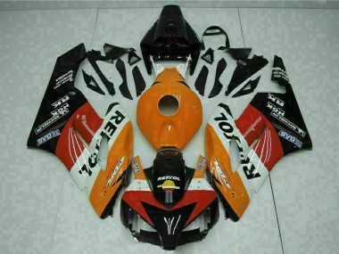 Erschwingliche Honda CBR1000RR Motorrad Verkleidung 2004-2005 - Orange Weiss Rot Schwarz Repsol