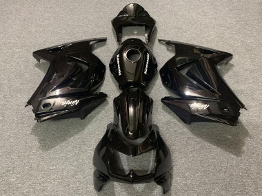 Erschwingliche Kawasaki Ninja 250 Motorrad Verkleidung 2008-2012 - Glanzendes Schwarz OEM Stil