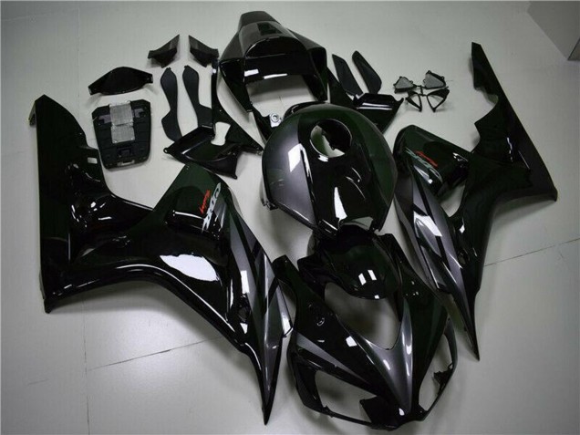 Erschwingliche Honda CBR1000RR Motorrad Verkleidung 2004-2005 - Glanzendes Schwarz Grau