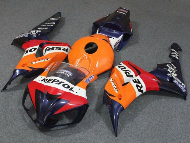 Erschwingliche Honda CBR1000RR Motorrad Verkleidung 2006-2007 - Orange Weiss Rot Blau Repsol