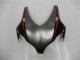 Erschwingliche Honda CBR1000RR Motorrad Verkleidung 2008-2011 - Grau Rot Glanzendes Schwarz