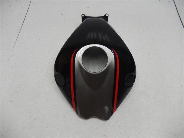 Erschwingliche Honda CBR1000RR Motorrad Verkleidung 2008-2011 - Grau Rot Glanzendes Schwarz