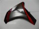 Erschwingliche Honda CBR1000RR Motorrad Verkleidung 2008-2011 - Grau Rot Glanzendes Schwarz