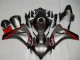 Erschwingliche Honda CBR1000RR Motorrad Verkleidung 2008-2011 - Grau Rot Glanzendes Schwarz