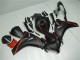 Erschwingliche Honda CBR1000RR Motorrad Verkleidung 2008-2011 - Matt Schwarz Rot