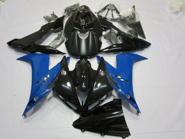 Erschwingliche Yamaha R1 Motorrad Verkleidung 2004-2006 - Glanzendes Schwarz Matt Schwarz Blau