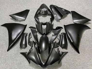 Erschwingliche Yamaha R1 Motorrad Verkleidung 2009-2011 - Matt Schwarz