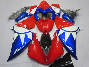 Erschwingliche Yamaha R1 Motorrad Verkleidung 2012-2014 - Weiss Rot Blau Schwarz