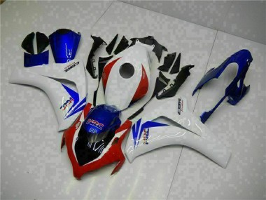 Erschwingliche Honda CBR1000RR Motorrad Verkleidung 2008-2011 - Weiss Rot Blau HRC
