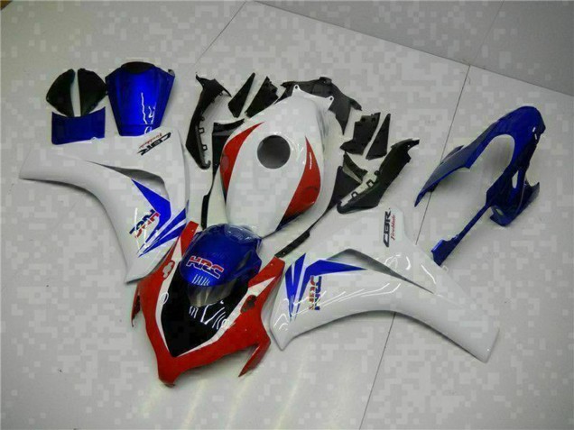 Erschwingliche Honda CBR1000RR Motorrad Verkleidung 2008-2011 - Weiss Rot Blau HRC