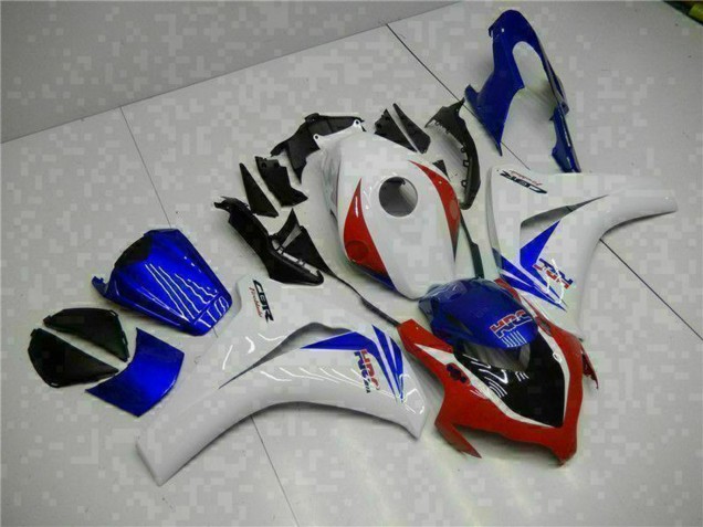 Erschwingliche Honda CBR1000RR Motorrad Verkleidung 2008-2011 - Weiss Rot Blau HRC