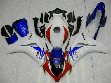 Erschwingliche Honda CBR1000RR Motorrad Verkleidung 2008-2011 - Weiss Rot Blau HRC