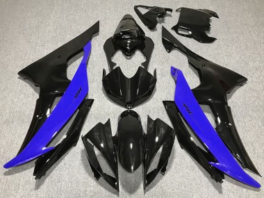 Erschwingliche Yamaha R6 Motorrad Verkleidung 2008-2016 - Blau Glanzendes Schwarz
