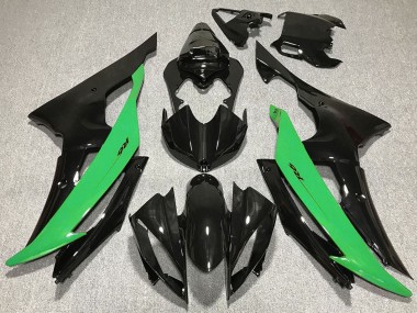 Erschwingliche Yamaha R6 Motorrad Verkleidung 2008-2016 - Grun Glanzendes Schwarz