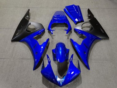 Erschwingliche Yamaha R6 Motorrad Verkleidung 2005 - Blau Matt Schwarz