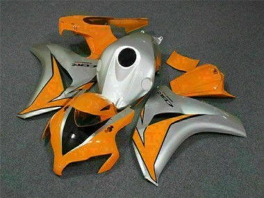 Erschwingliche Honda CBR1000RR Motorrad Verkleidung 2008-2011 - Silber Orange