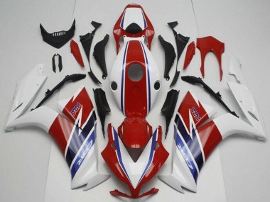 Erschwingliche Honda CBR1000RR Motorrad Verkleidung 2012-2016 - Weiss Rot Blau