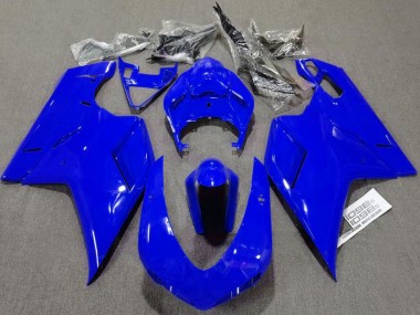 Erschwingliche Ducati 1098 Motorrad Verkleidung 2007-2014 - Glanzendes Blau Schlichtes
