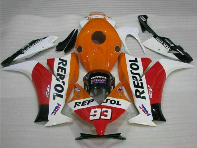 Erschwingliche Honda CBR1000RR Motorrad Verkleidung 2012-2016 - Weiss Orange Rot Glanzendes Schwarz HRC Repsol 93