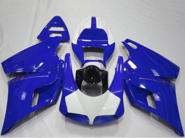 Erschwingliche Ducati 916 Motorrad Verkleidung 1993-2005 - Blau Glanzendes Schwarz