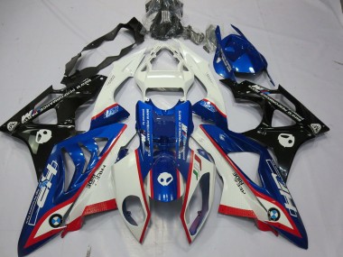 Erschwingliche BMW S1000RR Motorrad Verkleidung 2009-2014 - Weiss Rot Blau Glanzendes Schwarz HP