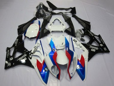Erschwingliche BMW S1000RR Motorrad Verkleidung 2009-2014 - Weiss Rot Blau Glanzendes Schwarz Castrol OEM Stil