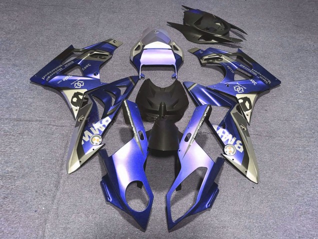 Erschwingliche BMW S1000RR Motorrad Verkleidung 2017-2018 - Silber Blau Schwarz