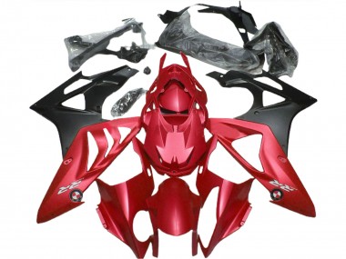 Erschwingliche BMW S1000RR Motorrad Verkleidung 2009-2014 - Rot Matt Schwarz