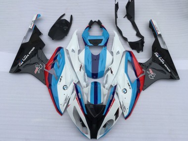 Erschwingliche BMW S1000RR Motorrad Verkleidung 2009-2014 - Weiss Rot Hellblau Glanzendes Schwarz OEM Stil