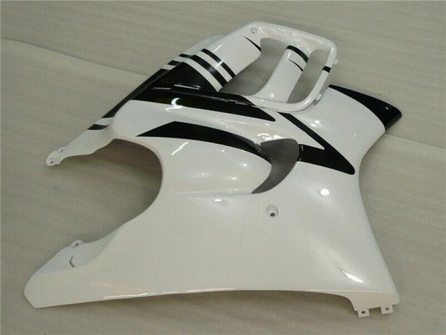 Erschwingliche Honda CBR600 F3 Motorrad Verkleidung 1995-1996 - Weiss Glanzendes Schwarz