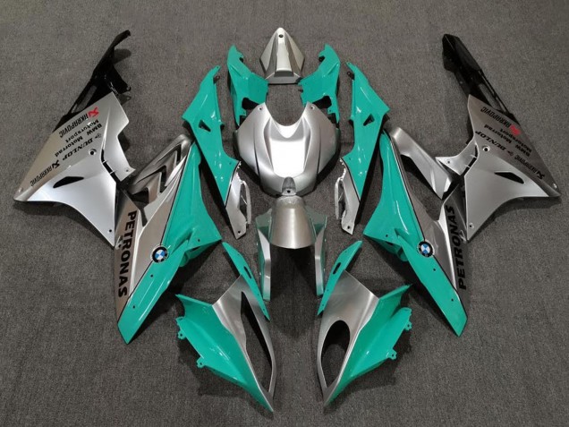 Erschwingliche BMW S1000RR Motorrad Verkleidung 2009-2014 - Silber Grun Blau Grun Schwarz