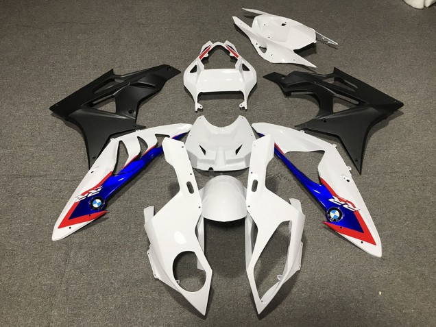 Erschwingliche BMW S1000RR Motorrad Verkleidung 2009-2014 - Weiss Rot Blau Matt Schwarz