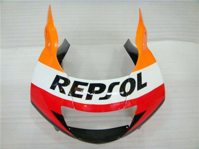 Erschwingliche Honda CBR600 F3 Motorrad Verkleidung 1995-1996 - Orange Weiss Rot Glanzendes Schwarz Repsol