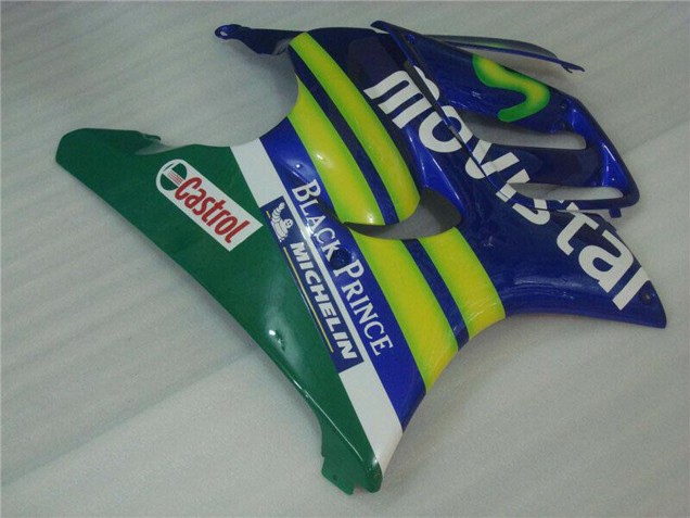 Erschwingliche Honda CBR600 F3 Motorrad Verkleidung 1995-1996 - Blau Grun Gelb MoviStar Rot Castrol