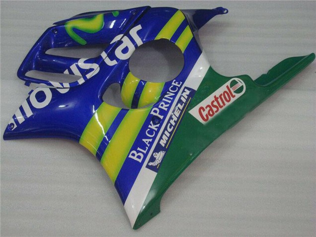 Erschwingliche Honda CBR600 F3 Motorrad Verkleidung 1995-1996 - Blau Grun Gelb MoviStar Rot Castrol