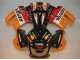 Erschwingliche Honda CBR600 F3 Motorrad Verkleidung 1995-1996 - Orange Weiss Rot Glanzendes Schwarz Repsol