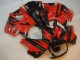 Erschwingliche Honda CBR600 F3 Motorrad Verkleidung 1995-1996 - Rot Glanzendes Schwarz