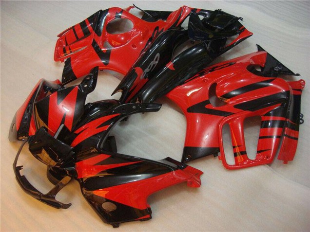 Erschwingliche Honda CBR600 F3 Motorrad Verkleidung 1995-1996 - Rot Glanzendes Schwarz