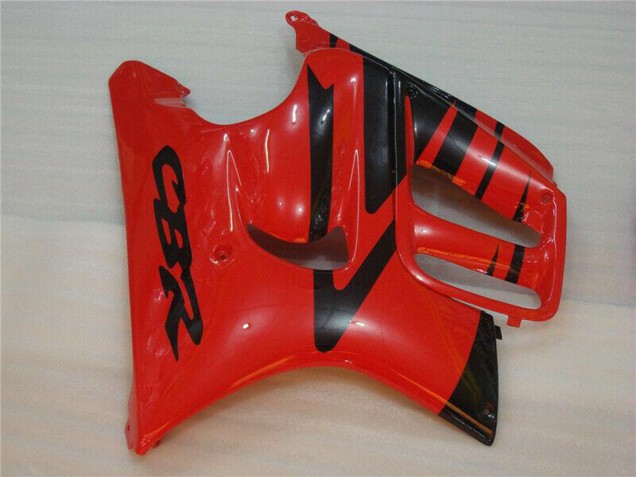 Erschwingliche Honda CBR600 F3 Motorrad Verkleidung 1995-1996 - Rot Glanzendes Schwarz