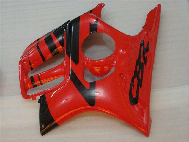 Erschwingliche Honda CBR600 F3 Motorrad Verkleidung 1995-1996 - Rot Glanzendes Schwarz
