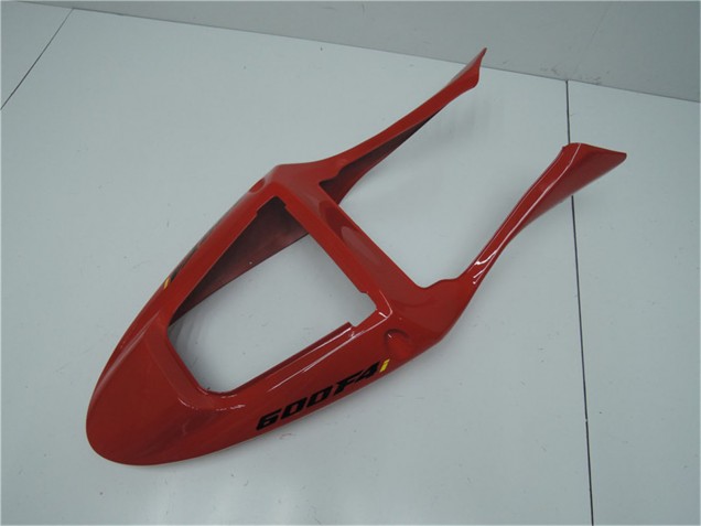 Erschwingliche Honda CBR600 F4i Motorrad Verkleidung 2001-2003 - Rot Glanzendes Schwarz