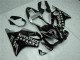 Erschwingliche Honda CBR600 F4i Motorrad Verkleidung 2001-2003 - Glanzendes Schwarz Silber SevenStars