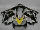 Erschwingliche Honda CBR600 F4i Motorrad Verkleidung 2001-2003 - Weiss Gelb Glanzendes Schwarz Playboy